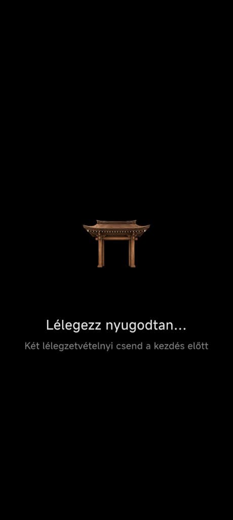 Lélegezz nyugodtan — két lélegzet a kezdés előtt